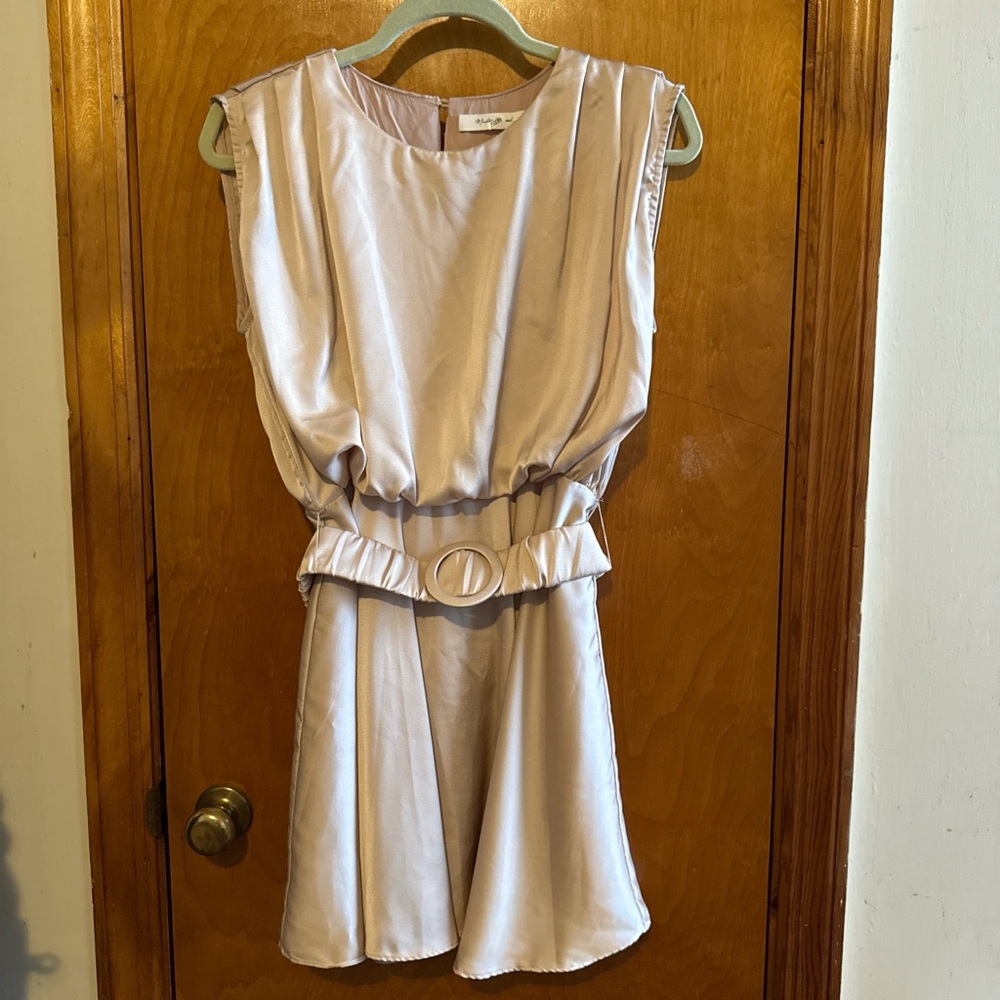 Mustard Seed Sleeveless Mini Dress